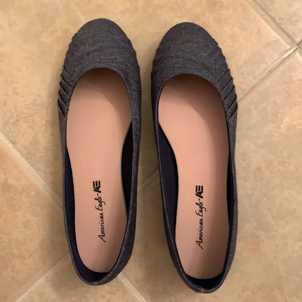 American Eagle blue flats size 8.5